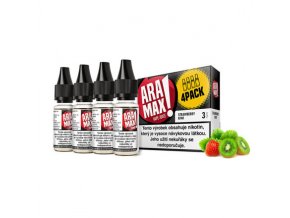 E-liquid Aramax 4x10ml / 3mg: Jahoda a kiwi (Strawberry Kiwi)