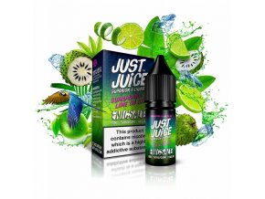 Just Juice Salt - E-liquid - Guanabana & Lime On Ice (Ledová limetka s graviolou) - 20mg, produktový obrázek.