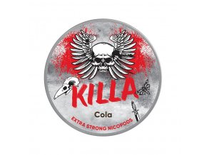 KILLA - nikotinové sáčky - Cola - 16mg /g, produktový obrázek.