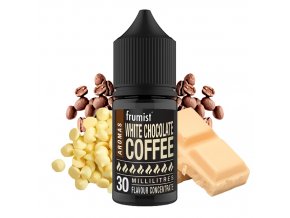 Frumist - Příchuť - White Chocolade Coffe - 30ml, produktový obrázek.