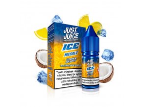 Just Juice Salt - E-liquid - ICE Citron & Coconut (Ledový citrón s kokosem) - 20mg, produktový obrázek.