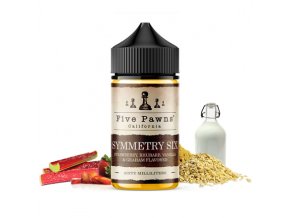 Příchuť Five Pawns Original S&V: Symmetry Six (Jahoda s rebarborou a grahamovou sušenkou) 20ml