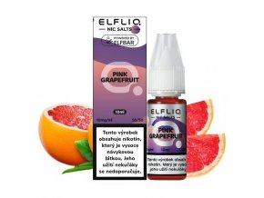 Elf Bar Elfliq - Salt e-liquid - Pink Grapefruit - 10ml - 10mg, produktový obrázek.