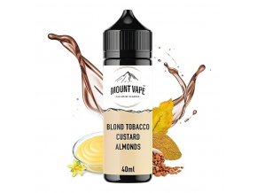 Mount Vape - Shake & Vape - Blond Tobacco Custard Almonds - 40ml, produktový obrázek.