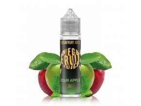 Megafruit Juice - S&V - Sour Apple (Kyselé jablko) - 10ml, produktový obrázek.