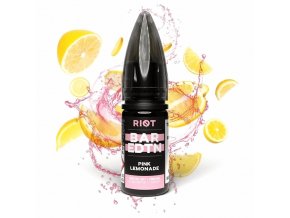 Riot BAR EDTN - Salt e-liquid - Pink Lemonade - 10ml - 10mg, produktový obrázek.