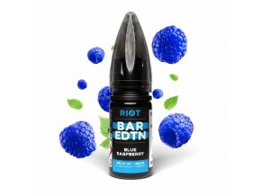 Riot BAR EDTN - Salt e-liquid - Blue Raspberry - 10ml - 20mg, produktový obrázek.