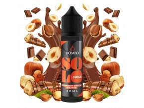 Bombo - Solo Juice - S&V - Hazelnut Choco Waffer (Oříškové čokoládové vafle) - 20ml, produktový obrázek.