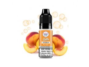 Dinner Lady Salt Peach Bubblegum (Broskvová žvýkačka) 10ml intenzita nikotinu 20mg