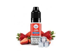 Dinner Lady Salt Strawberry Ice (Ledová jahoda) 10ml intenzita nikotinu 20mg