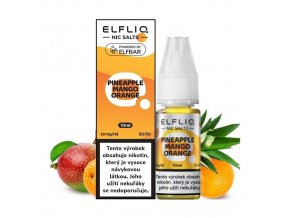 Elf Bar Elfliq - Salt e-liquid - Pineapple Mango Orange - 10ml - 10mg, produktový obrázek.