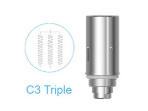 138894 zhavici telisko joyetech c3 triple pro delta clearomizer 1 4ohm 1ks