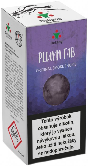 Liquid Dekang Plum TAB 10ml - 18mg (Sušená švestka)