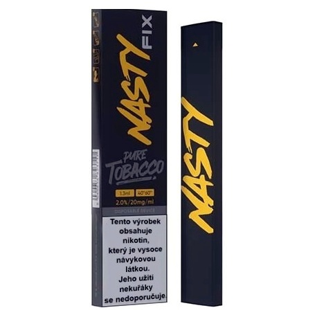 Nasty Juice Fix elektronická cigareta Pure Tobacco 20mg 280 mAh černá 1 ks