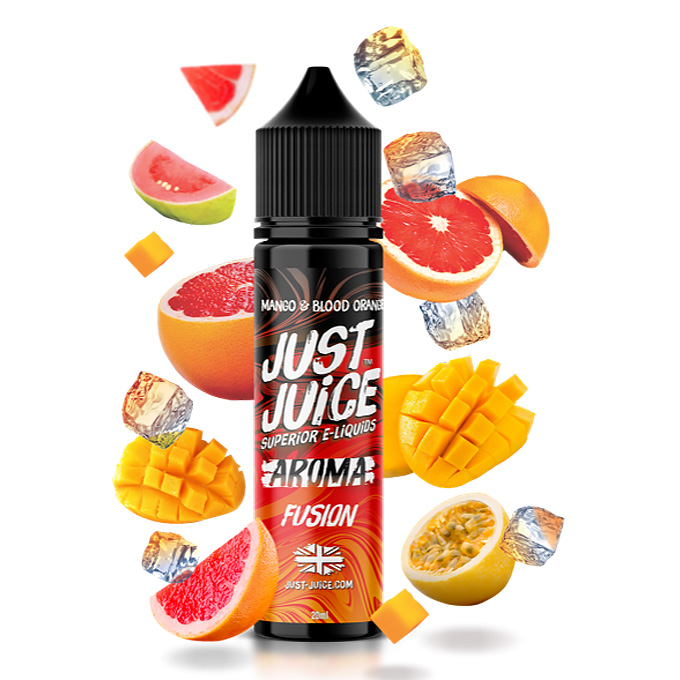 Just Juice Fusion - Shake & Vape - Mango & Blood Orange On Ice (Mango a červený pomeranč) 20ml