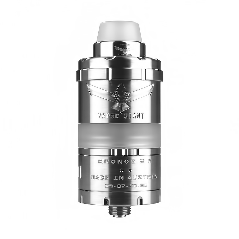 Vapor Giant Kronos 2 S RTA clearomizér Stříbrná 4ml