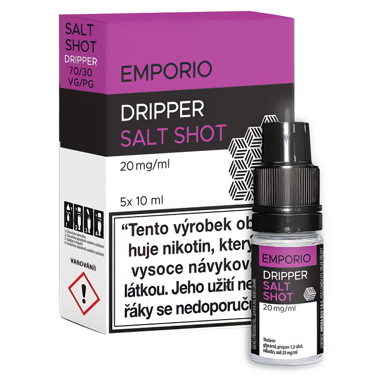 Imperia EMPORIO SALT SHOT DRIPPER PG30/VG70 20mg 5x10ml