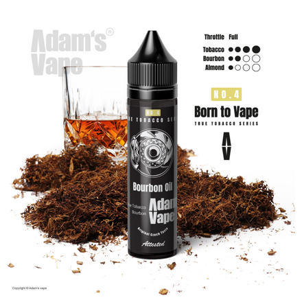 Adams Vape Příchuť Born to Vape S&V: Bourbon Oil (Opravdový tabák s bourbonem a mandlemi) 12ml