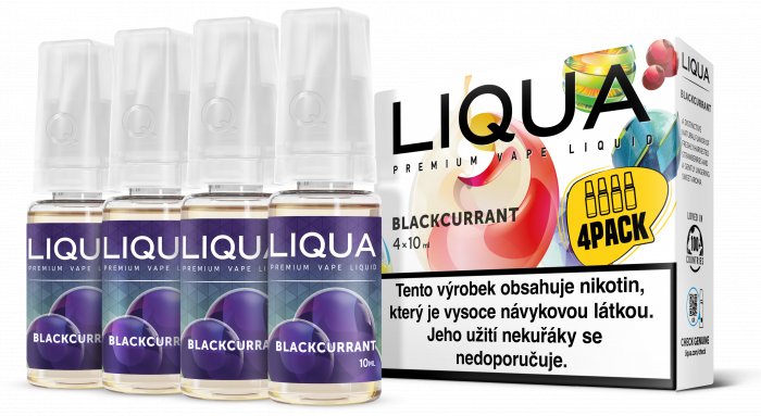 Ritchy Liqua Elements 4Pack Blackcurrant 4 x 10 ml 12 mg