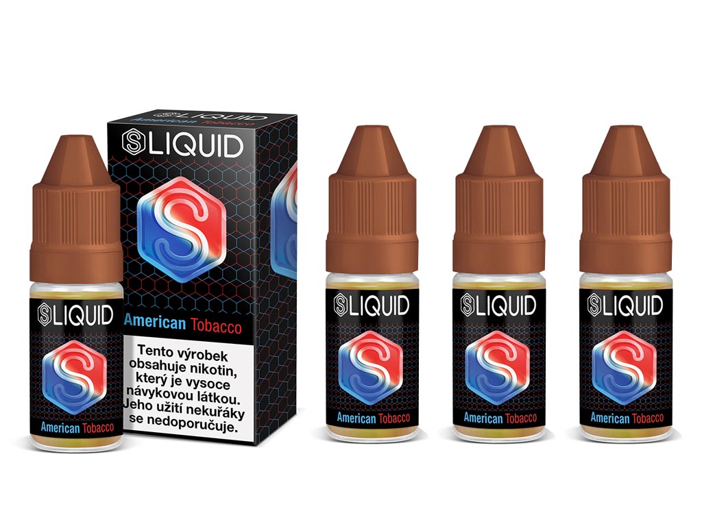 Sliquid Americký tabák 20mg 4x10ml