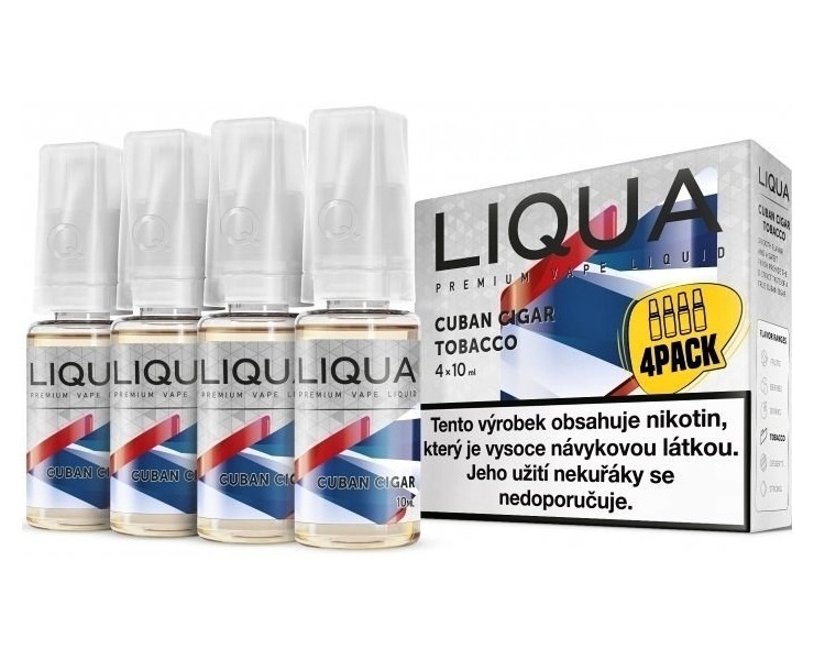 Ritchy Liqua Elements 4Pack Cuban Cigar tobacco 4 x 10 ml 12 mg