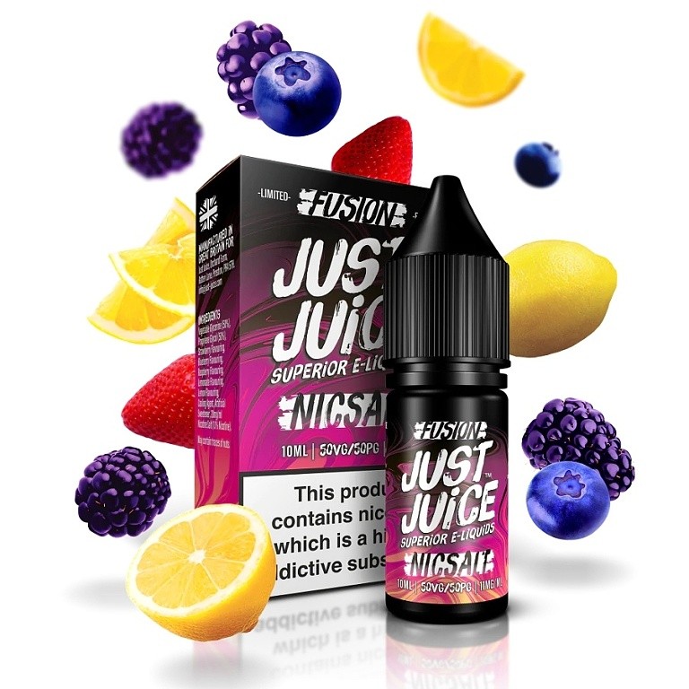Just Juice Salt - E-liquid - Fusion Berry Burst & Lemonade (Lesní ovoce s citronem) - 20mg