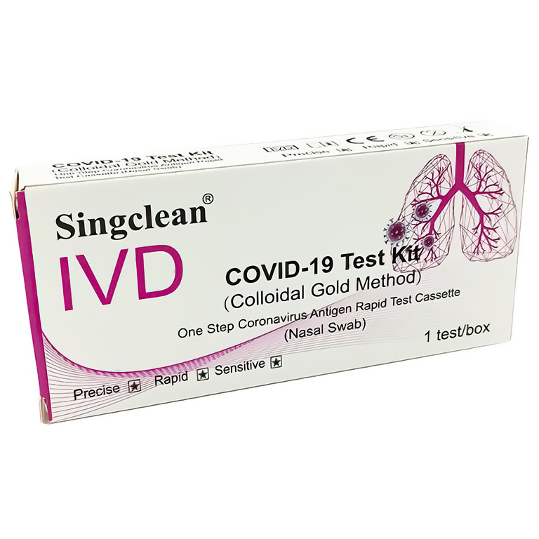 Hangzhou Singclean COVID 19 Test Kit Colloidal Gold Method 1 ks