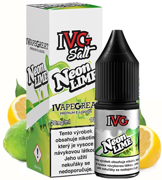 IVG Liquid I VG SALT Neon Lime 10ml - 20mg