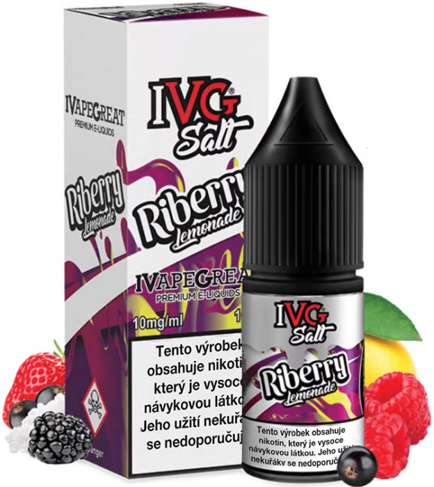 IVG Liquid I VG SALT Riberry Lemonade 10ml - 20mg