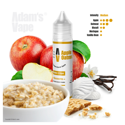 Příchuť Adams vape S&V: Apple Oatmeal (Ovesná kaše s jablky) 12ml