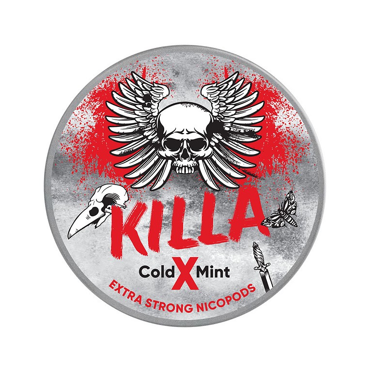 KILLA - nikotinové sáčky - Cold X Mint - 16mg /g