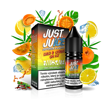 E-liquid Just Juice Salt 10ml / 11mg: Lulo & Citrus (Tropické lulo & citron)