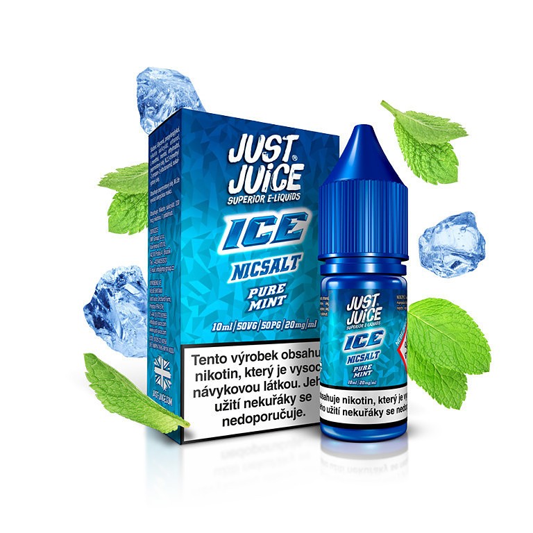 Just Juice Salt - E-liquid - ICE Pure Mint (Máta a mentol) - 20mg