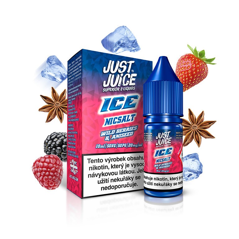 Just Juice Salt - E-liquid - ICE Wild Berries & Anissed (Ledové lesní ovoce s anýzem) - 20mg