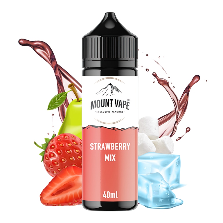 Mount Vape - Shake & Vape - Strawberry Mix - 40ml