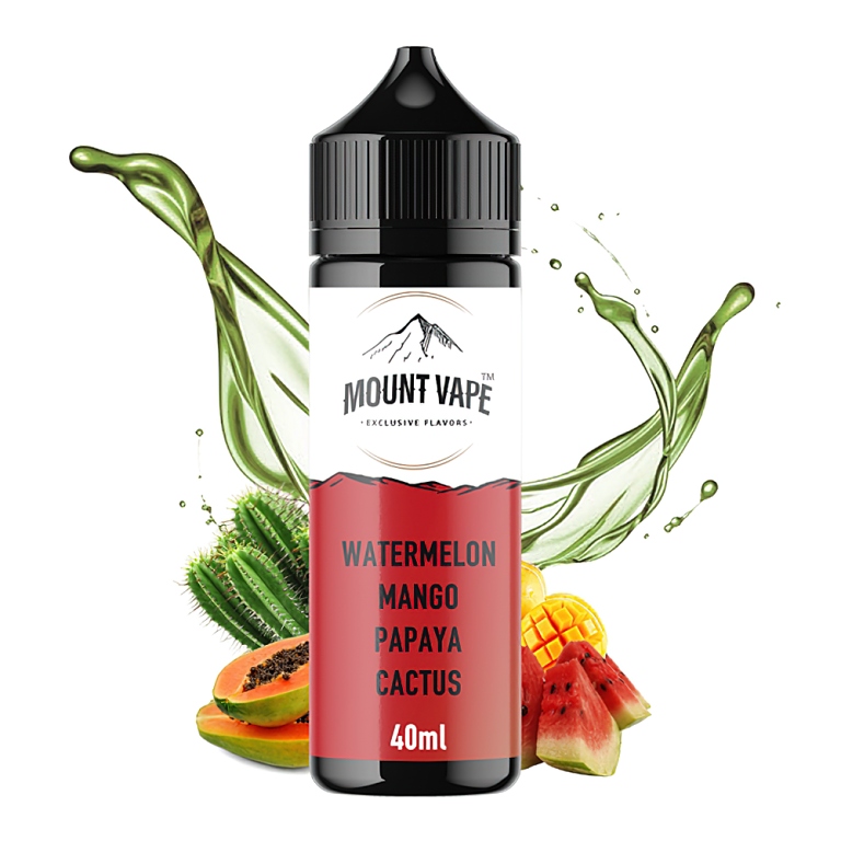 Příchuť Mount Vape S&V - Watermelon Mango Papaya Cactus 40ml