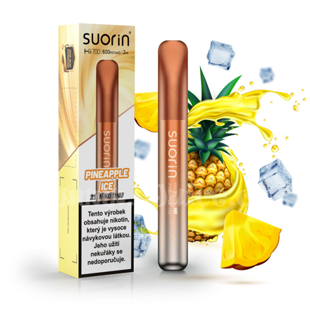 Suorin Bar Hi700 Pineapple Ice 20 mg 600 potáhnutí 1 ks