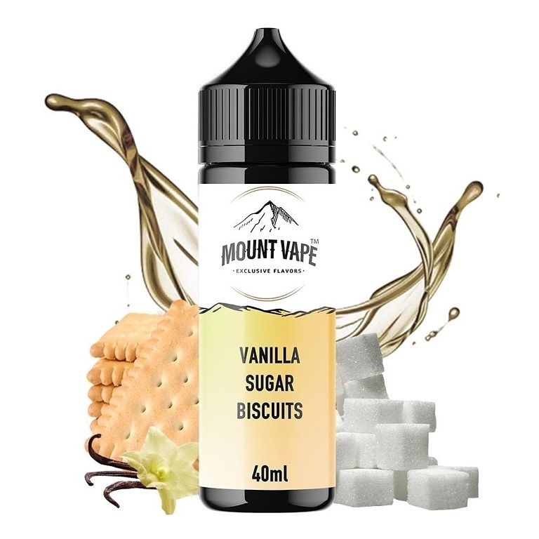 Mount Vape - Shake & Vape - Vanilla Sugar Biscuits - 40ml