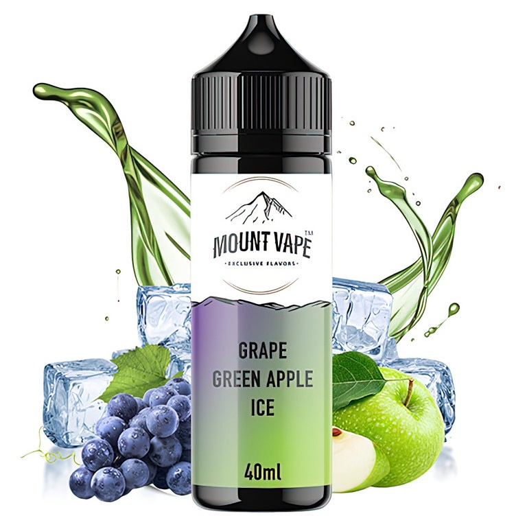 Mount Vape - Shake & Vape - Grape Green Apple ICE - 40ml