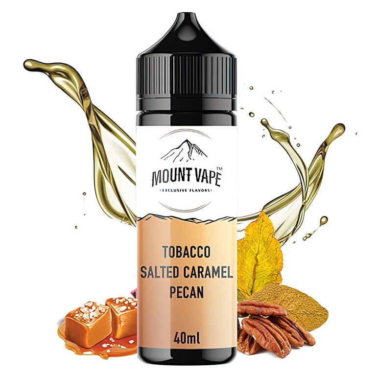 Mount Vape - Shake & Vape - Tobacco Salted Caramel Pecan - 40ml