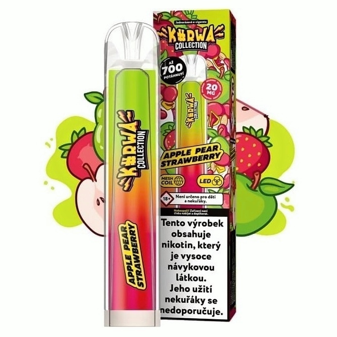 Kurwa Collection Apple Pear Strawberry 20 mg 700 potáhnutí 1 ks