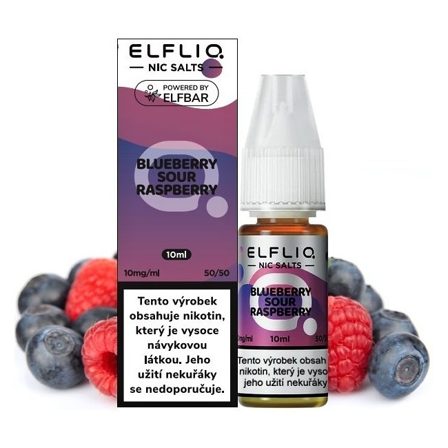 ELF LIQ borůvka SOUR RASPBERRY 10 ml - 10 mg