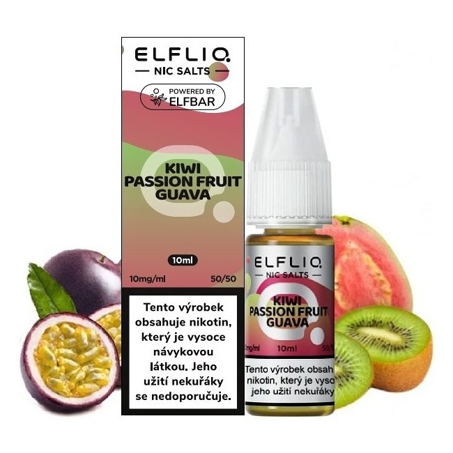 ELF LIQ KIWI PASSION FRUIT GUAVA 10 ml - 10 mg