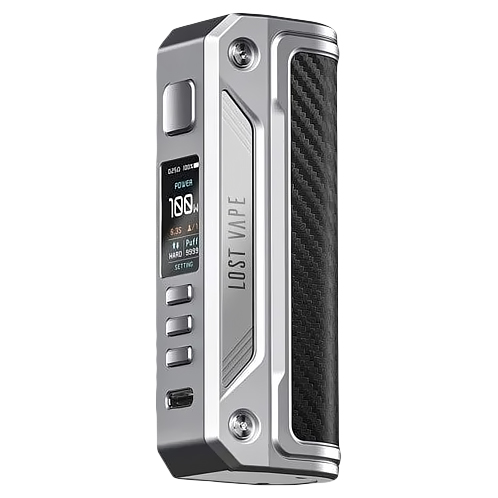 Lost Vape Thelema Solo 100W Box Mód Stainless Steel Carbon Fiber