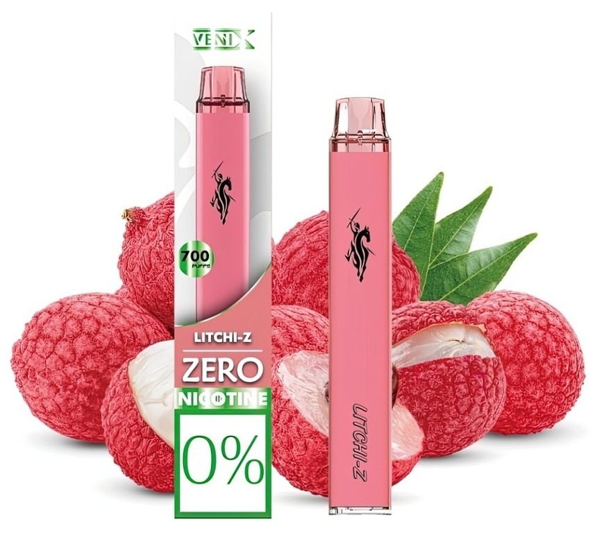 VENIX Jednorázová bez nikotinu 400 mAh litchi 1 ks