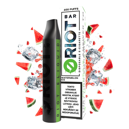 Riot Bar Watermelon Ice 20 mg 600 potahnutí 1 ks