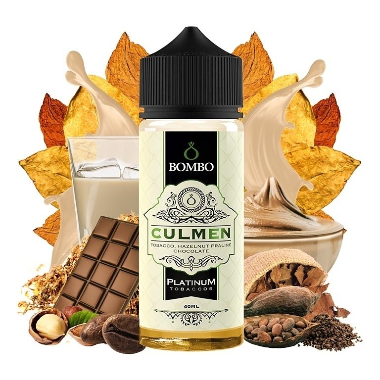 Bombo Platinum Tobaccos shake & Vape Culmen 40ml Tabák, Pralinky, Čokoláda, Irský krém