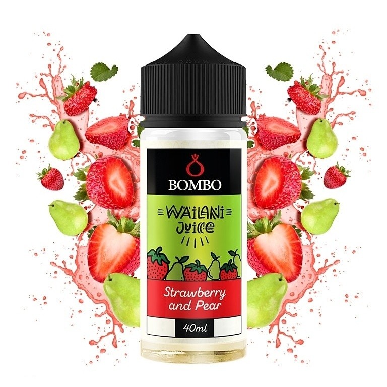 Bombo - Shake & Vape Wailani Juice - Strawberry Pear 40ml Jahoda, Hruška