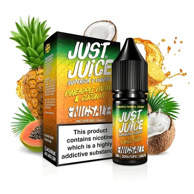Just Juice Salt - E-liquid - Pineapple Papaya & Coconut (Ananas s papájou a kokosem) - 20mg
