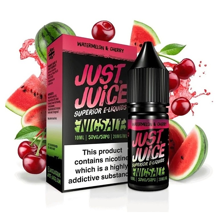 Just Juice Salt - E-liquid - Watermelon & Cherry (Vodní meloun s třešní) - 11mg